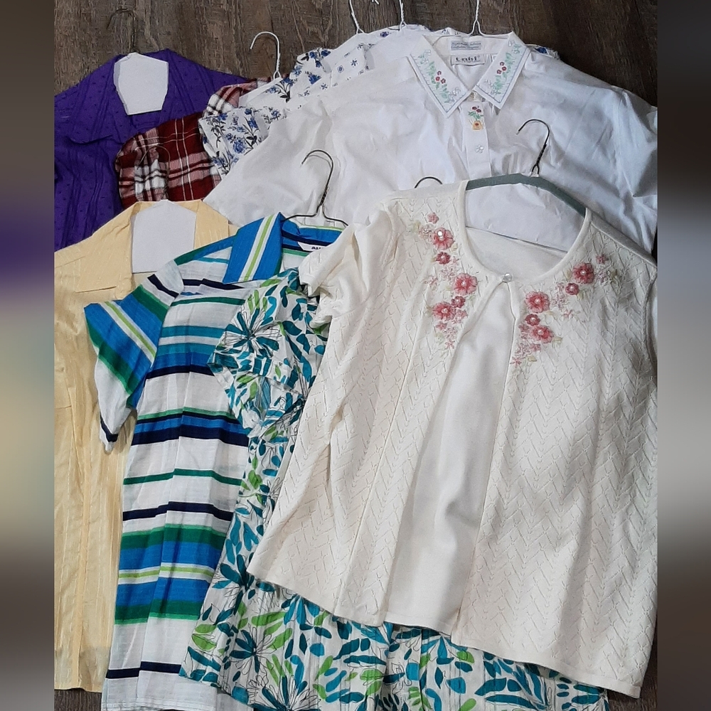 Women's Top Lot of 8 Size Medium Talbots My Style Lily Morgan